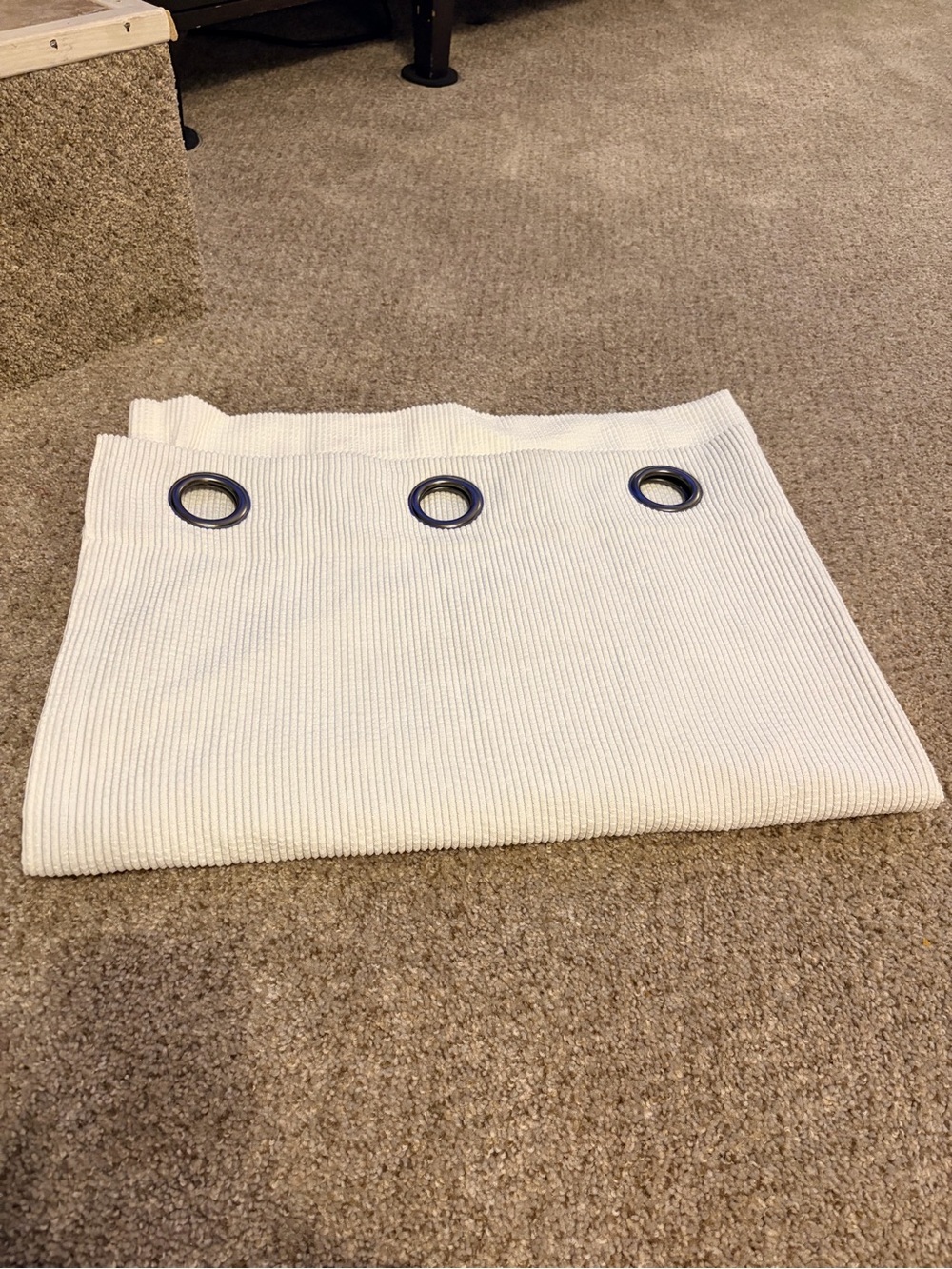UGG White Grommet Top Curtain Panel